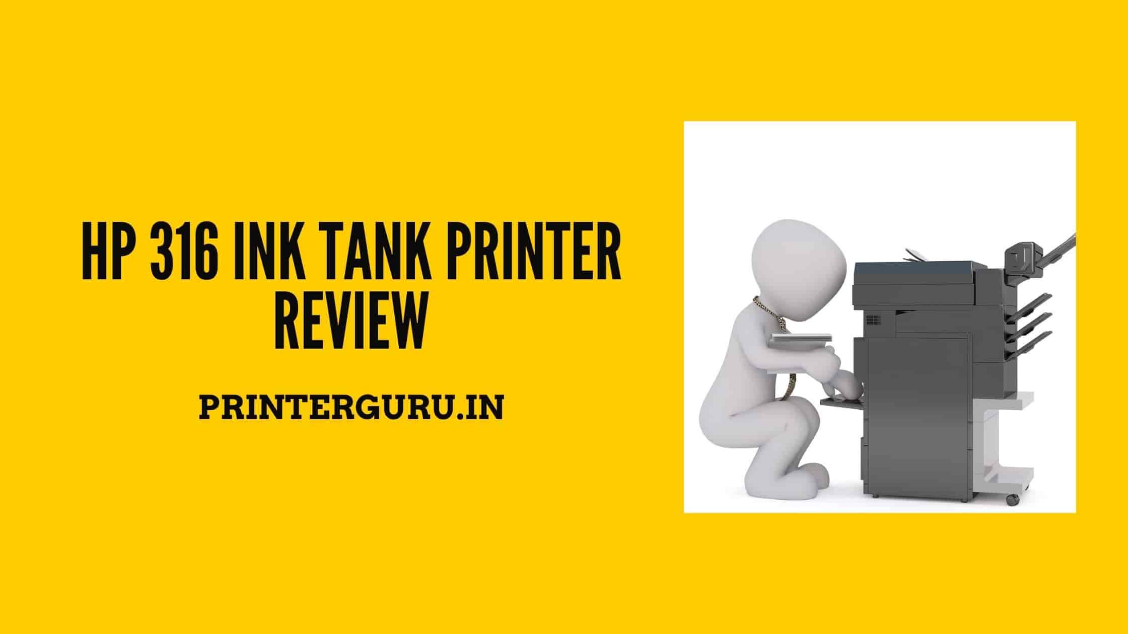 hp 316 printer review