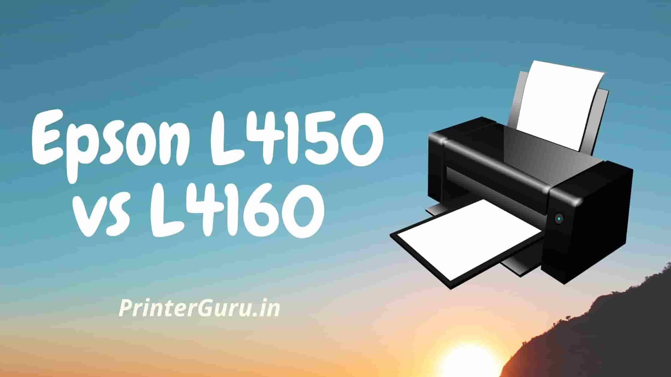 Epson L4150 vs L4160