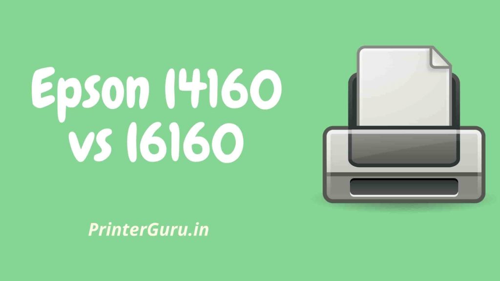 Epson l4160 vs l6160