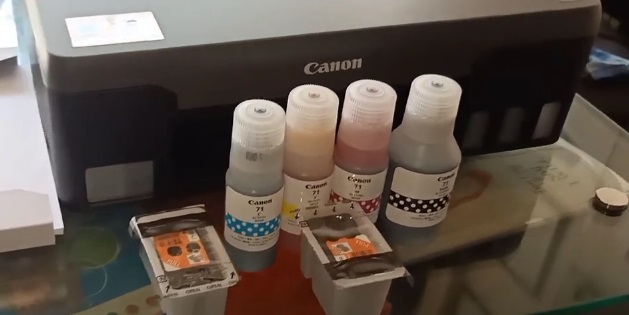These are the ink bottles supported with Canon Pixma G1020