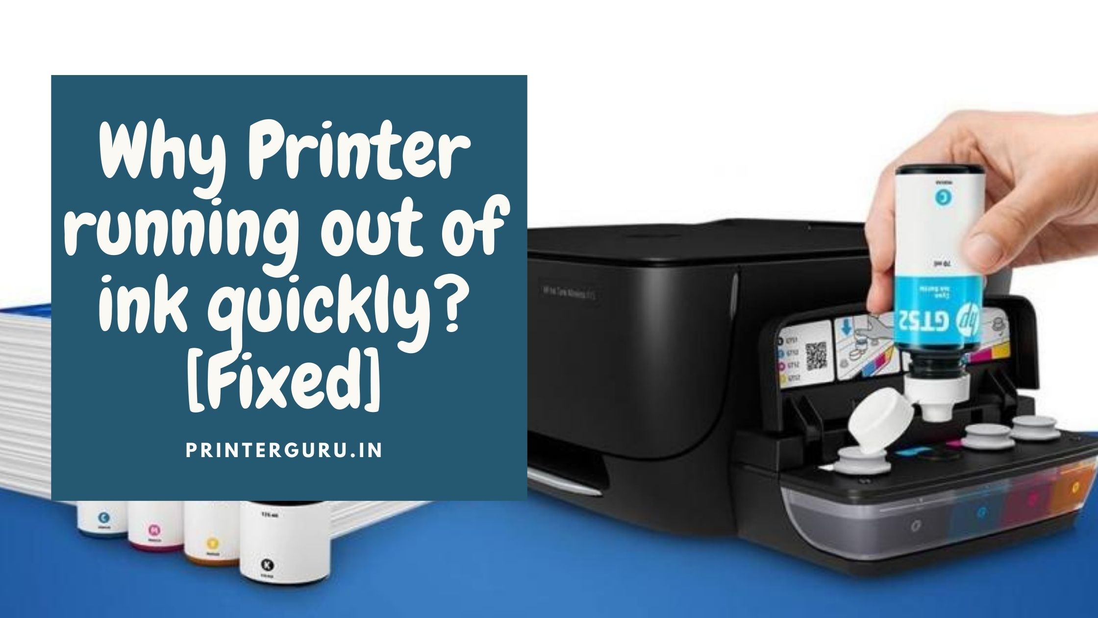 Why Printer running out of ink quickly