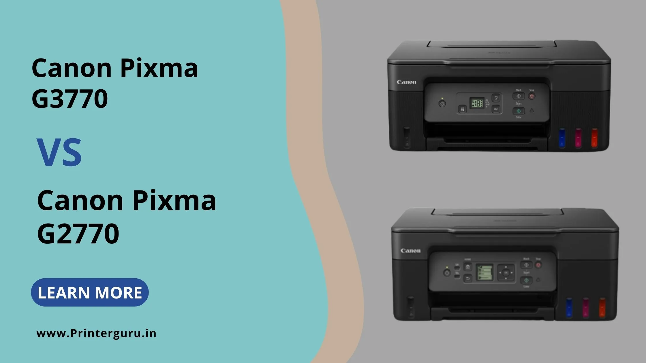 Canon Pixma G3770 vs G2770
