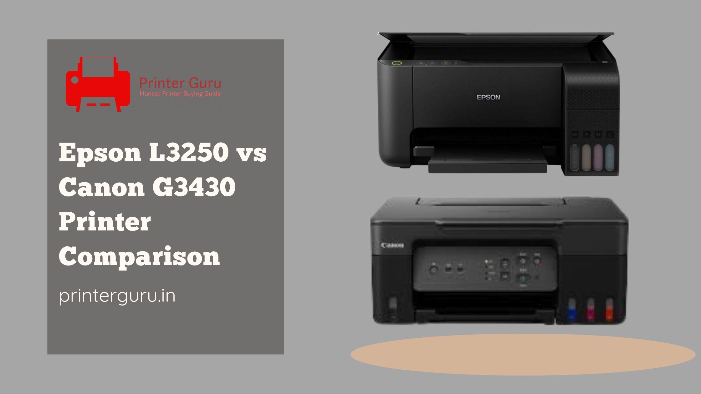 Epson L3250 vs Canon G3430