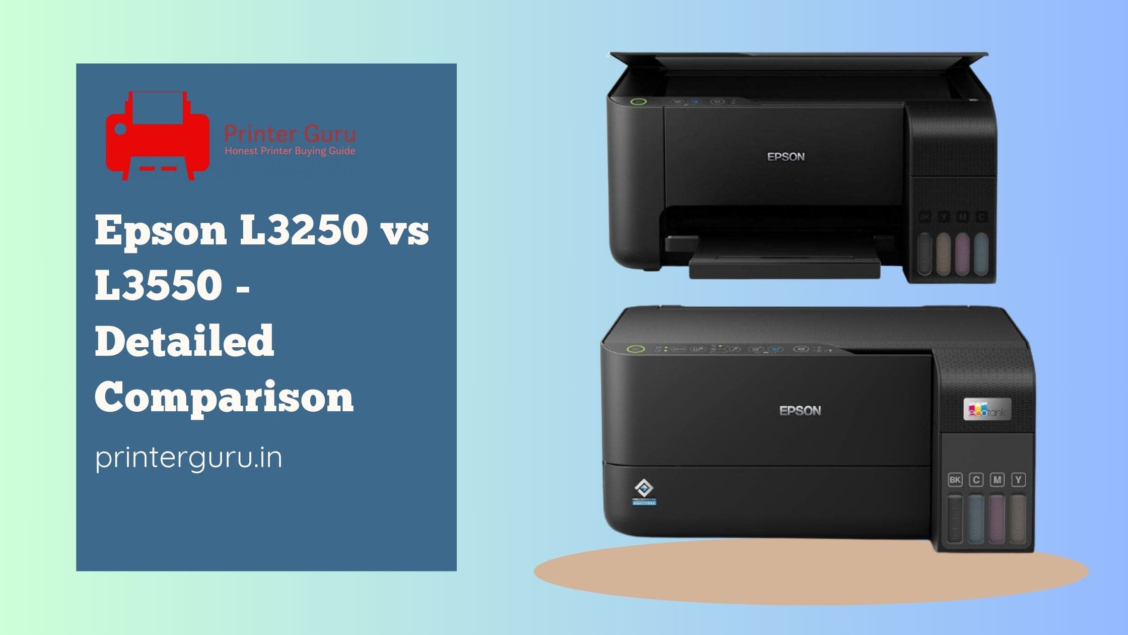 Epson L3250 vs L3550
