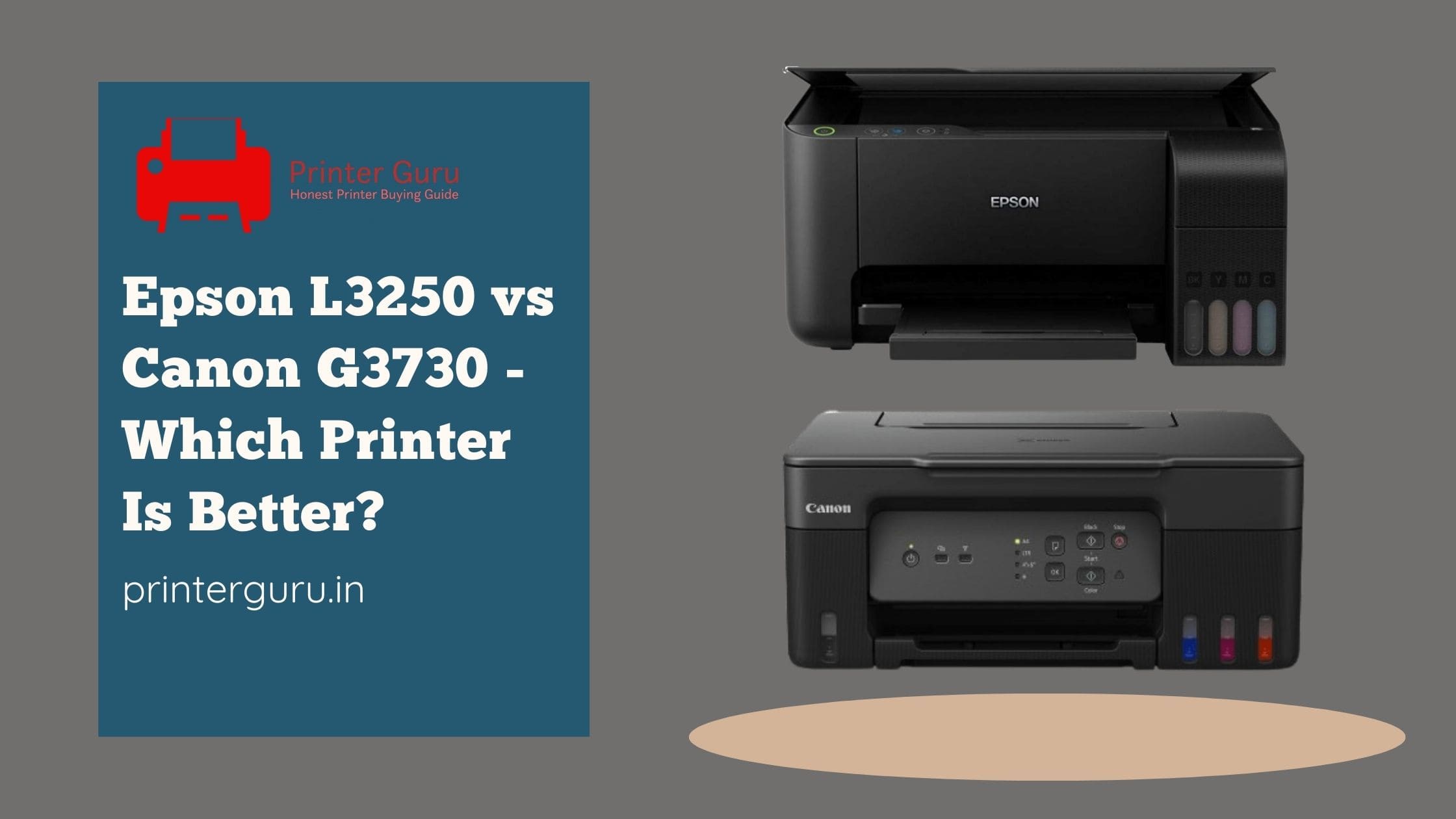 Epson L3250 vs Canon G3730