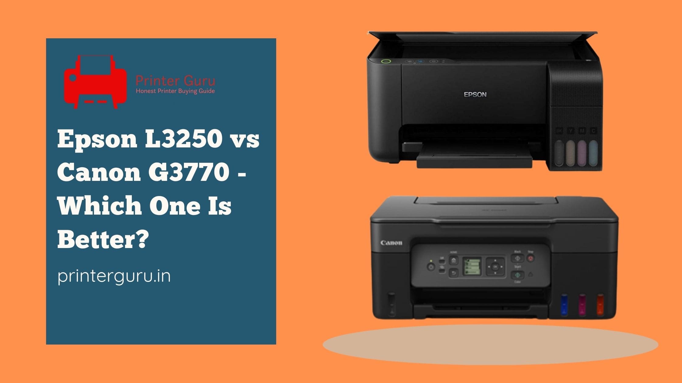 Epson L3250 vs Canon G3770
