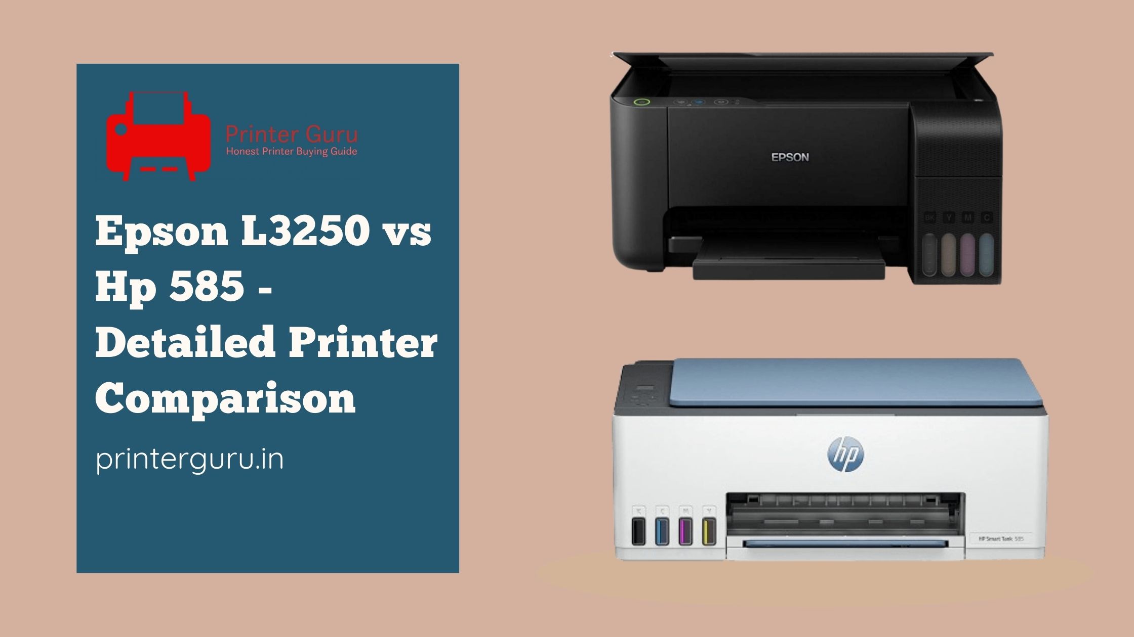 Epson L3250 vs Hp 585