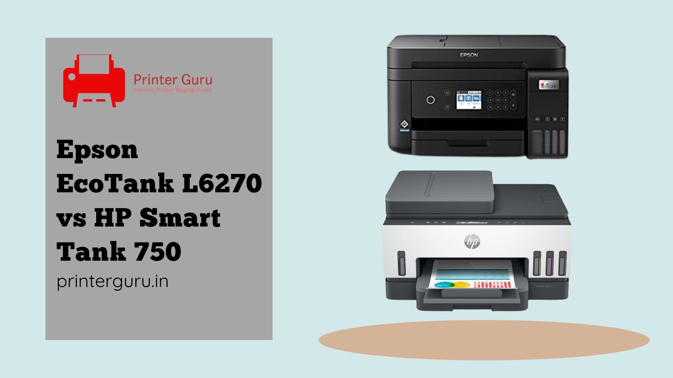 Epson EcoTank L6270 vs HP Smart Tank 750