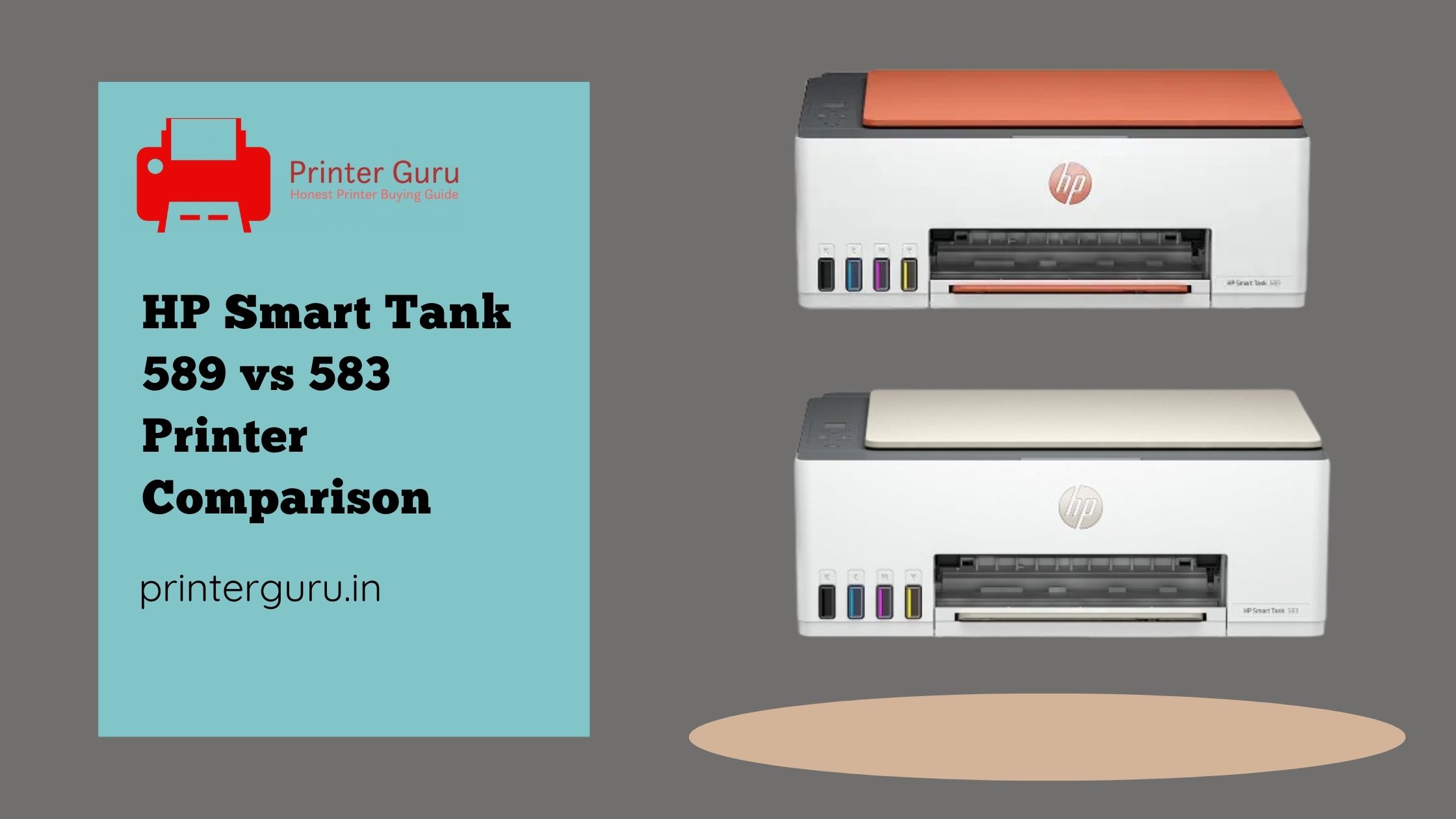 HP Smart Tank 589 vs 583 Printer Comparison