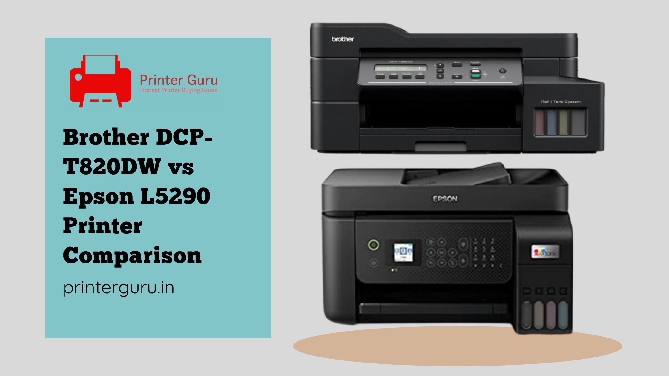 Brother DCP-T820DW vs Epson L5290